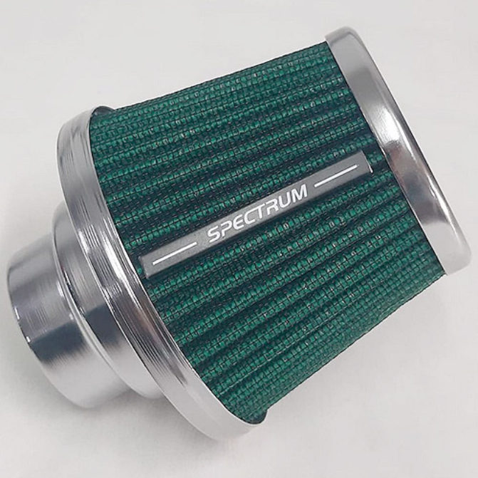 Filtro-de-ar-mono-fluxo-52-62mm-verde-cromado