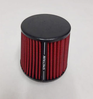 Filtro-de-ar-mono-fluxo-(52mm)-Vermelho-Borracha