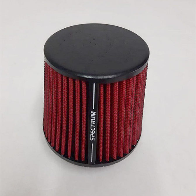 Filtro-de-ar-mono-fluxo-(52mm)-Vermelho-Borracha